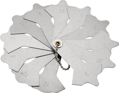 Promat/Tecwerk Lasnaadsjabloon | meetbereik 3-12 mm | met 12 blad - 4000851462