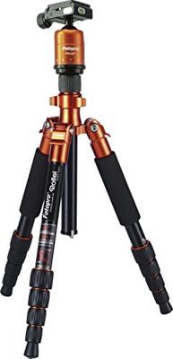 Rollei Compact Traveler No.1 Aluminum Tripod V2 - Oranje Rollei Compact Traveler No.1 Aluminum Tripod V2 - Oranje
