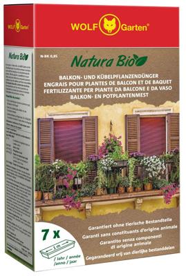 Wolf Garten Natura Bio Balkon- en potplantenmest N-BK 0,85 - 3856505 Wolf Garten Natura Bio Balkon- en potplantenmest N-BK 0,85 - 3856505