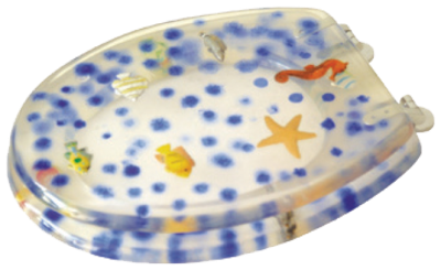 Badstuber Seastar toiletzitting met deksel Badstuber Seastar toiletzitting met deksel