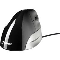 Evoluent Vertical Mouse Standard Right VMSR Ergonomische muis USB Optisch Zwart/zilver 2 Toetsen 1200 dpi Ergonomisch - thumbnail