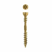 Dynaplus vlonderschroef xtreme ar-bronze platkop-60° deeldraad +snijpunt torx tx25 5.0x70/35 | 200 stuks - 0283.08.42201 - thumbnail