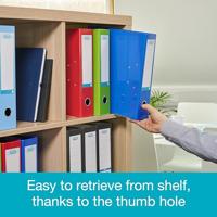 Ordner elba smart a4 80mm pp rood | 10 stuks - thumbnail