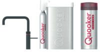 Quooker Cube Fusion Square Mat Zwart met Pro3-VAQ Boiler - thumbnail