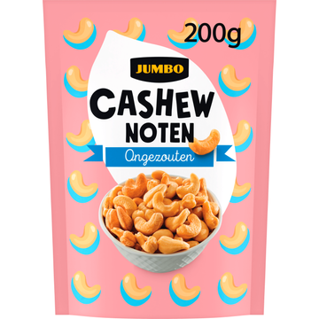 Jumbo Cashewnoten Ongezouten 200 g