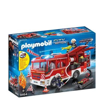 Playmobil 9464 Brandweerauto met Pomp/Licht/Geluid