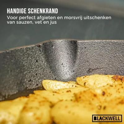 Blackwell Koekenpan Gietijzer / Skillet ø 16 cm - zonder anti-aanbaklaag