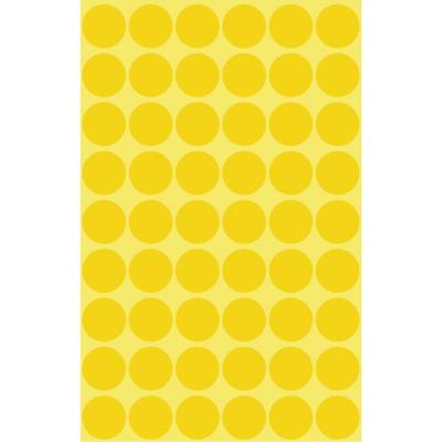 Avery Ronde etiketten diameter 12 mm, geel, 270 stuks