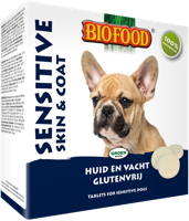 BIOFOOD HONDENSNOEPJE SENSITIVE HYPOALLERGEEN SKIN EN COAT 55 ST - thumbnail