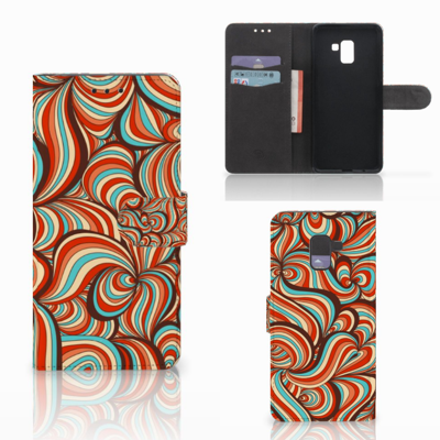 Samsung Galaxy A8 Plus (2018) Hoesje Retro Samsung Galaxy A8 Plus (2018) Hoesje Retro