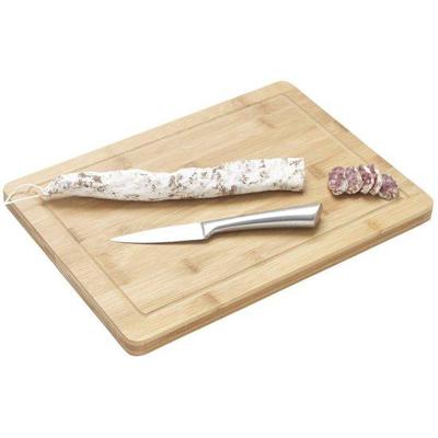 Cookinglife Snijplank met sapgeul - Bamboe - 25 x 35 x 1,8 cm