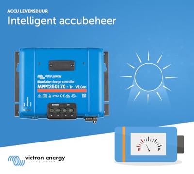 Victron Energy BlueSolar 250/70-Tr VE.Can Laadregelaar voor zonne-energie MPPT 12 V, 24 V, 48 V 70 A
