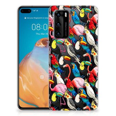 Huawei P40 | TPU Hoesje | Birds