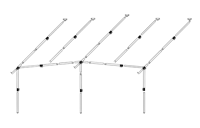 Dorema Frame Voortent Staal EasyGrip 25mm diepte 270/300 - thumbnail