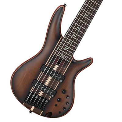 Ibanez SR1356B Soundgear Premium Dual Mocha Burst Flat 6-snarige elektrische basgitaar met gigbag