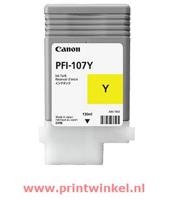 Canon Inktcartridge PFI-107 Y Origineel Geel 6708 B 001 - thumbnail