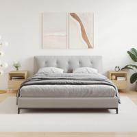 Nachtkastjes 2 st 40x35x47,5 cm bewerkt hout sonoma eikenkleur - thumbnail