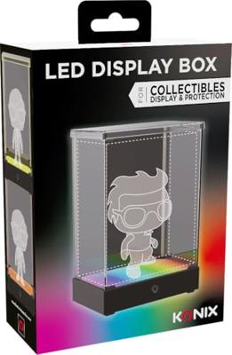LED-displaybox voor beeldje - KONIX - Compatibel met Funko Pop / Banpresto Qposket - RGB-verlichting - USB-kabel