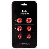 TRN oortelefoon silicone traagschuim oordopje (rood) - thumbnail