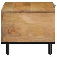 Salontafel 80x50x40 cm massief mangohout bruin - thumbnail