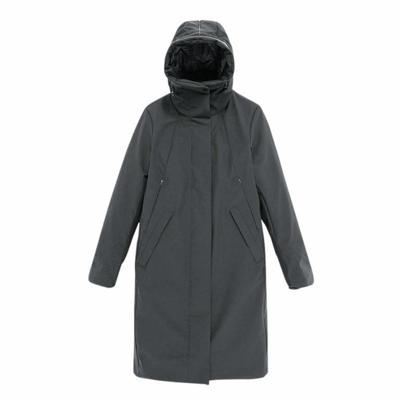 Krakatau Gaia Technical Fabric Long Parka Jas Dames Urban Chic S