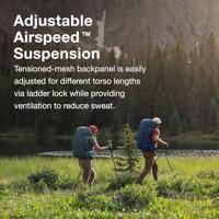 Osprey Rook 65 Backpack Heren Dark Charcoal/Silver Lining 65L - thumbnail