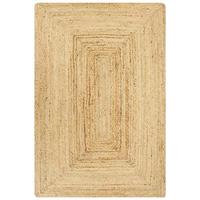 Vloerkleed handgemaakt 160x230 cm jute naturel - thumbnail