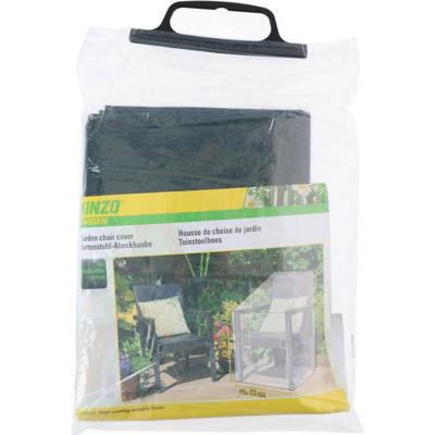 1x Tuinstoel afdekhoezen/beschermhoezen donkergroen 66 x 66 x 107 cm   -