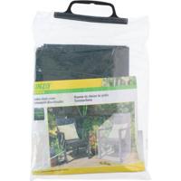 1x Tuinstoel afdekhoezen/beschermhoezen donkergroen 66 x 66 x 107 cm   - - thumbnail