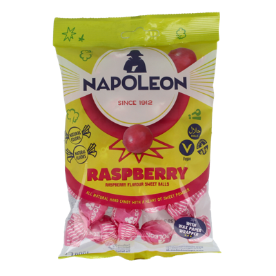 Napoleon Framboos kogels 150 Gram