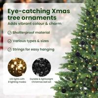 Kunstkerstboom met 150 LED met standaard Groen 150 cm PE en PVC - thumbnail