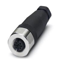Phoenix Contact 1553242 Sensor/actuator connector, niet geassembleerd M12 Aantal polen (sensoren): 4 Bus, recht 1 stuk(s) - thumbnail