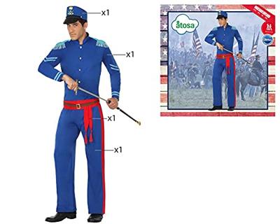 Kostuums voor Volwassenen Th3 Party Blauw (4 Onderdelen) - Maat: XL - Maat: XL