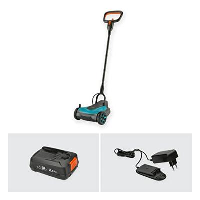 GARDENA 22/18V P4A Ready-To-Use Set Accu-grasmaaier Accu Mulchfunctie, Incl. accu, Instelbare maaihoogte, Incl. oplader 18 V Snijbreedte max. 22 cm