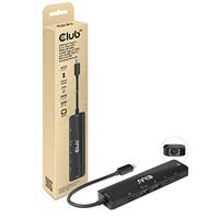 Club 3D usb gen1 type-c 6-in-1 hub dockingstation (zwart) - thumbnail