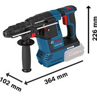 Bosch Professional GBH 18V-26 F Accu combihamer SDS-Plus 2,6J + snelwisselboorkop 18V 8.0Ah in L-Boxx - 061191000E - thumbnail