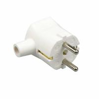 Stekker haakse tule met randaarde wit Kaiser - thumbnail