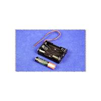 Hammond Electronics BH3AAAW Batterijhouder 3x AAA Kunststof Zwart 1 stuk(s) - thumbnail