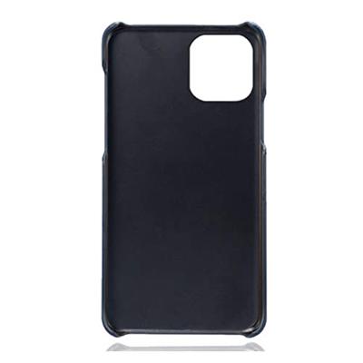 Casecentive Leren Back case iPhone 14 blauw