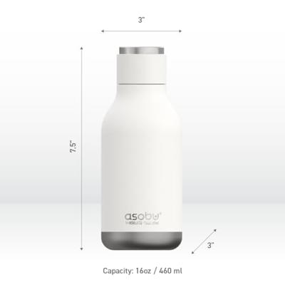 Asobu Drinkfles 460 ml RVS SBV24 WHITE SBV24 white - thumbnail