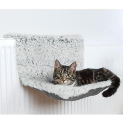 TRIXIE RADIATOR HANGMAT HARVEY LANGHAAR PLUCHE / VELOURS WIT ZWART 45X31X26 CM TRIXIE RADIATOR HANGMAT HARVEY LANGHAAR PLUCHE / VELOURS WIT ZWART 45X31X26 CM