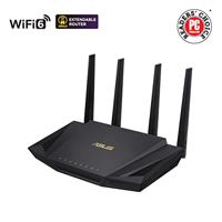 ASUS RT-AX58U (AX3000) Dual Band WiFi 6 Extendable Router, levenslange gratis netwerkbeveiliging, Instant Guard, 4G / 5G Router vervanger, ouderlijk toezicht, VPN, AiMesh ondersteuning, Smart Home - thumbnail