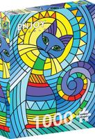 Ornamental Cat Puzzel 1000 Stukjes - thumbnail
