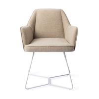 Jesper Home Eetkamerstoel 'Tome' Beehive White, kleur Great Greige - thumbnail