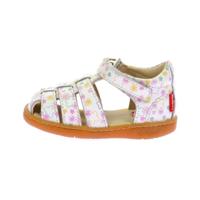 Baby lederen sandalen Bigflo KICKERS® wit - thumbnail