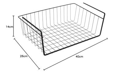 Metaltex kanguro kasthangmand 40x26x14 cm zwart