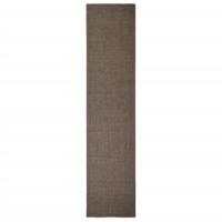 VidaXL Vloerkleed 80x350 cm natuurlijk sisal bruin - thumbnail