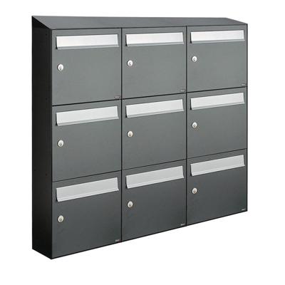 Allux Flow Set 3-Breed, 3-Hoog Met Dak Antraciet - 40040065_3x3d Allux Flow Set 3-Breed, 3-Hoog Met Dak Antraciet - 40040065_3x3d