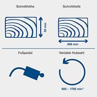 Scheppach Figuurzaag DECO-XLS - 5901407901 - 5901407901 - thumbnail