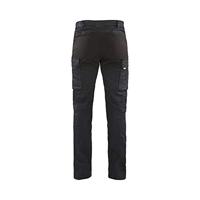 Blåkläder Service werkbroek denim stretch 14571147 | Marineblauw/Zwart | Maat 46 - 7330509727959 - thumbnail